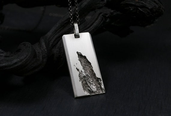 Men´s necklace with black onyx stone
