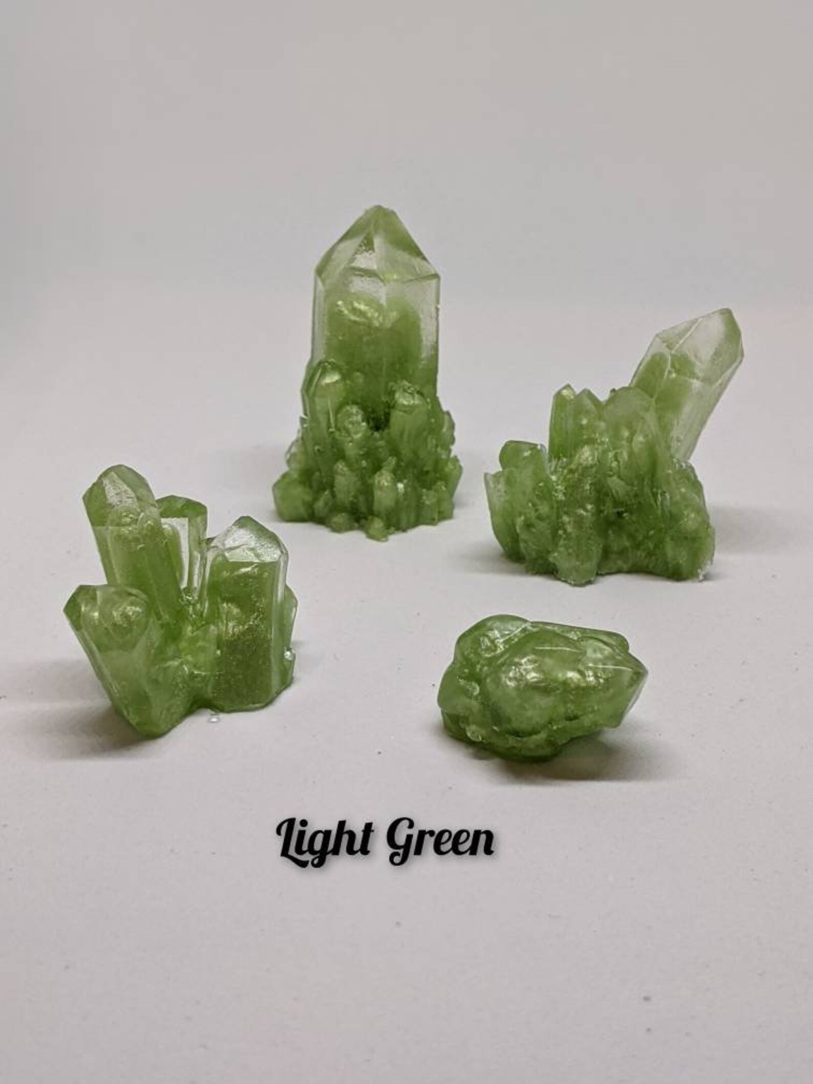 Resin Faux Crystal Clusters resin crystals molded resin Etsy