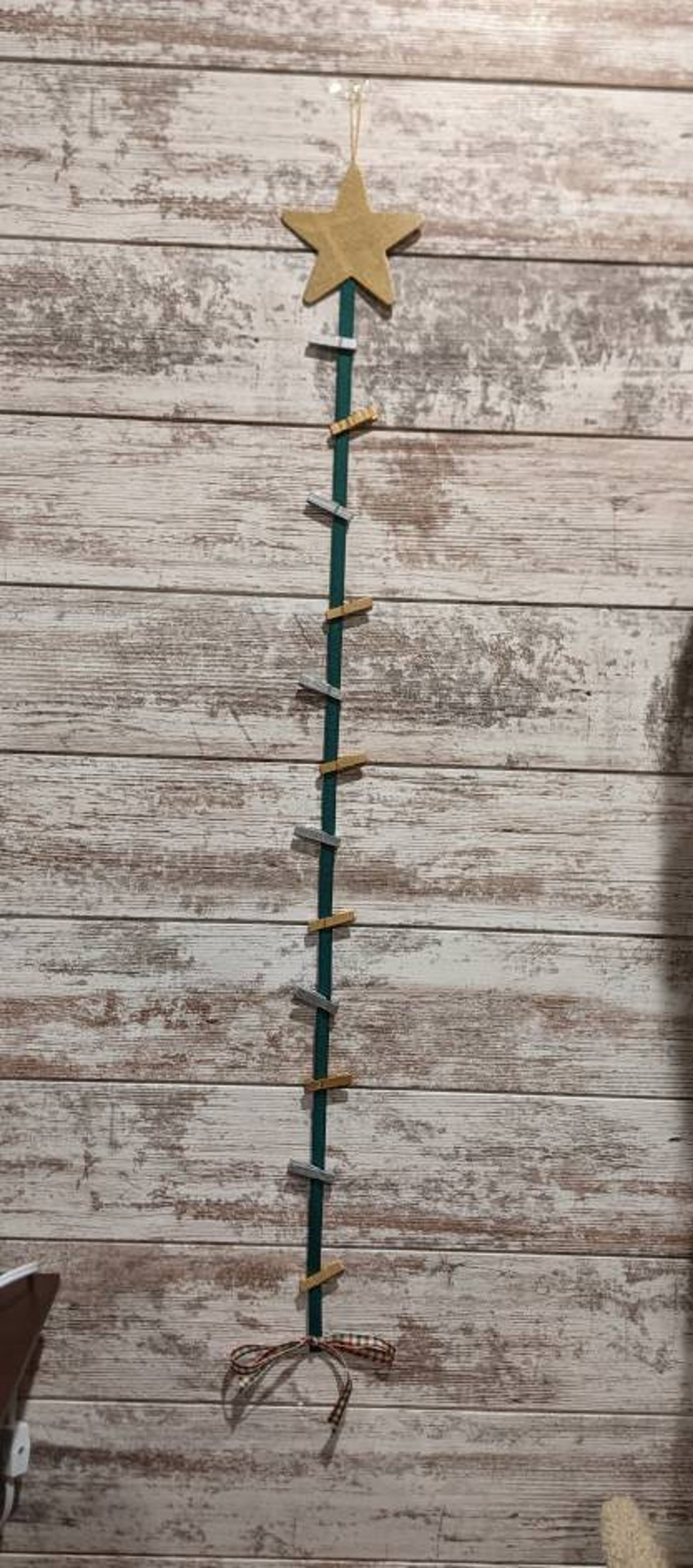 Hanging Card Holder Christmas Card Holder Wall Hanging Etsy