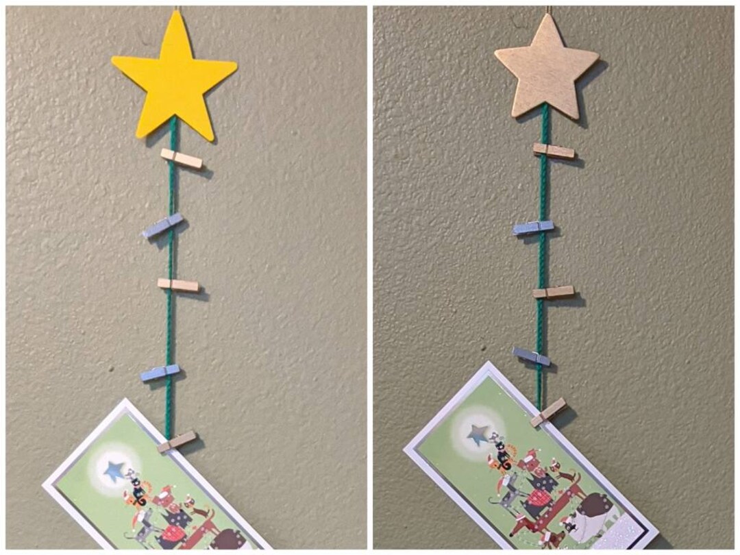 Hanging Card Holder Christmas Card Holder Wall Hanging Christmas Decor