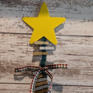 Portatarjetas colgante / Portatarjetas navideño / Colgante de pared / Decoración navideña / Portatarjetas / Exhibidor de tarjetas