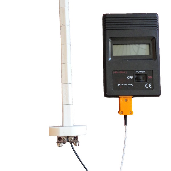 Kiln pyrometer thermometer