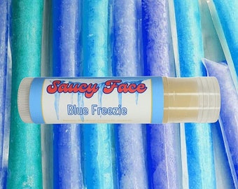 Saucy Face BLUE FREEZIE Lip Balm Lip Gloss