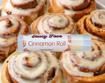 Saucy Face CINNAMON ROLL Lip Balm Lip Gloss