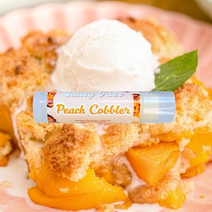Saucy Face PEACH COBBLER Lip Balm