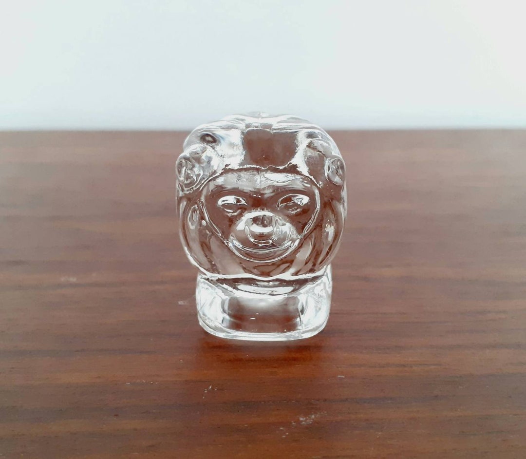 Vintage Byron Hirota Glass Lion Figurine Etsy