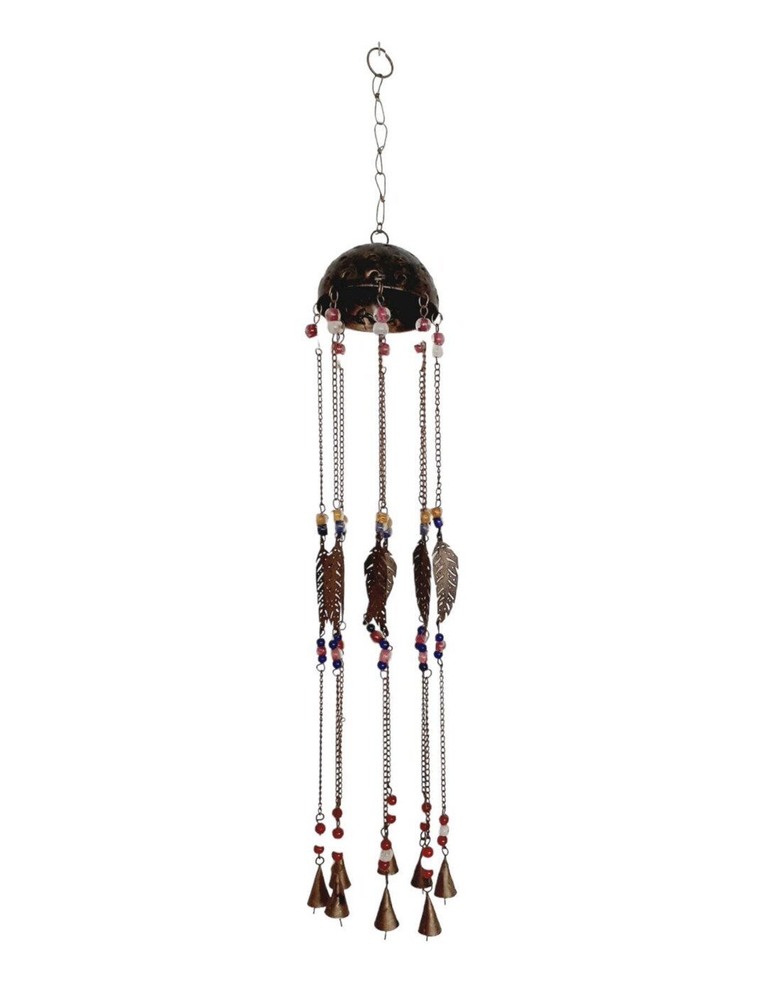 Vintage Metal and Bead Wind Chimes Etsy