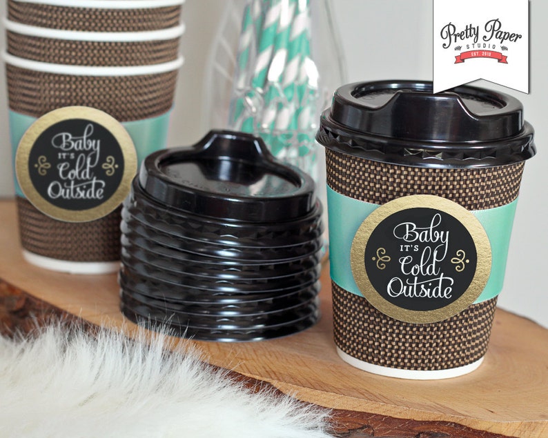 Hot Chocolate Bar Printable Kit // INSTANT DOWNLOAD // Hot Cocoa Party // Sign, Labels, Cup Tags image 3