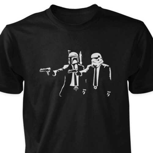 pulp fiction star wars t shirt