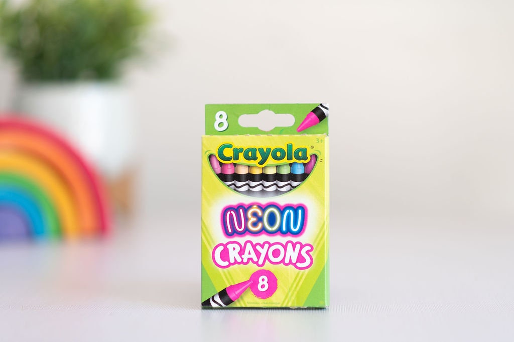 Crayola 8 Neon Washable Crayons, Set of Crayons, Fine Line, Washable, Non  Toxic, Gift for Boys Girls, Arts and Crafts, Gifting, Stocking -   Denmark