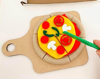 Facil Pizza De Plastilina Plastilina Secado Al Aire Kit Pizza De