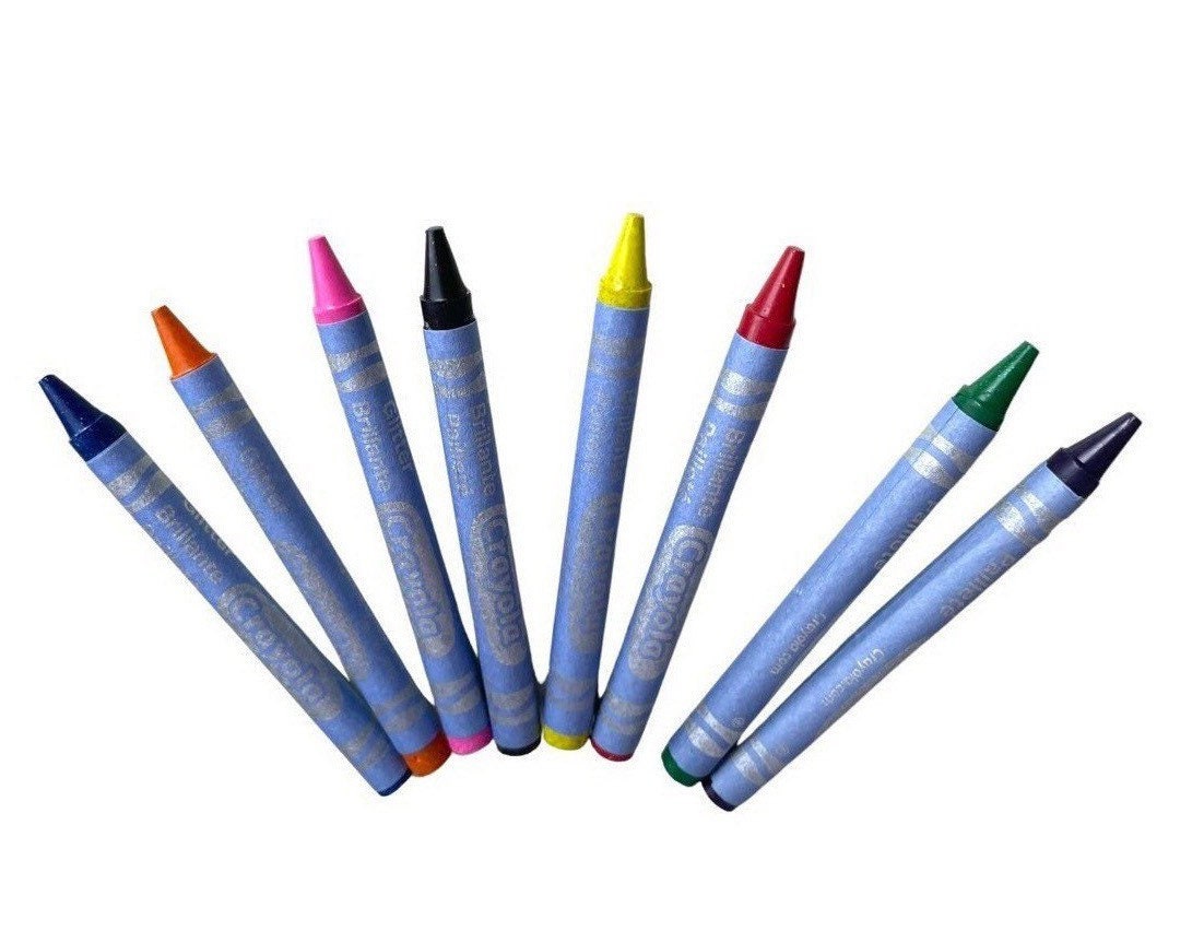 Buy Crayola Crayons, 24 Count, Glitter Crayons, 16 Count, Includes 5  Color Flag Set Online at Lowest Price Ever in India