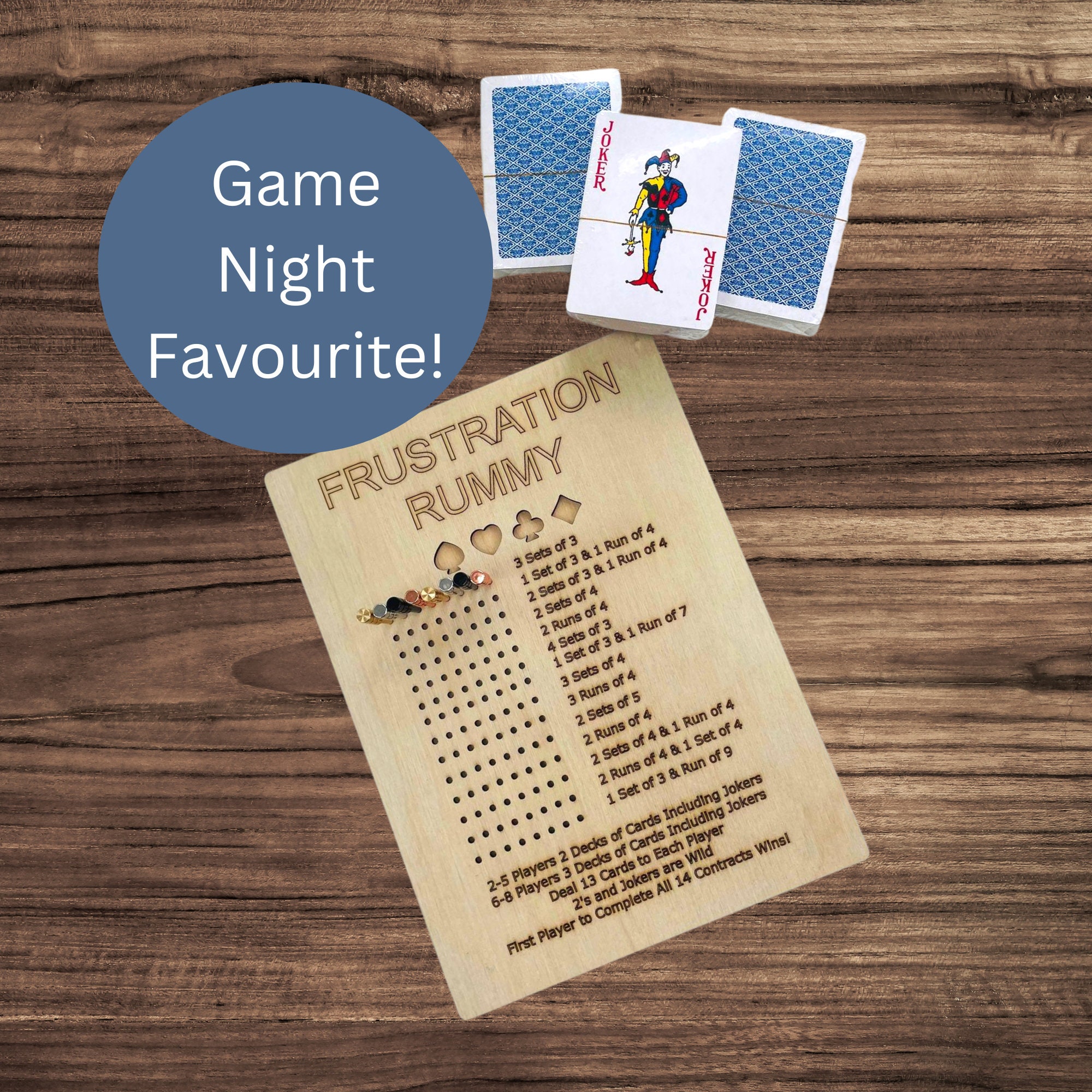 Rummy Card Game - Etsy Australia