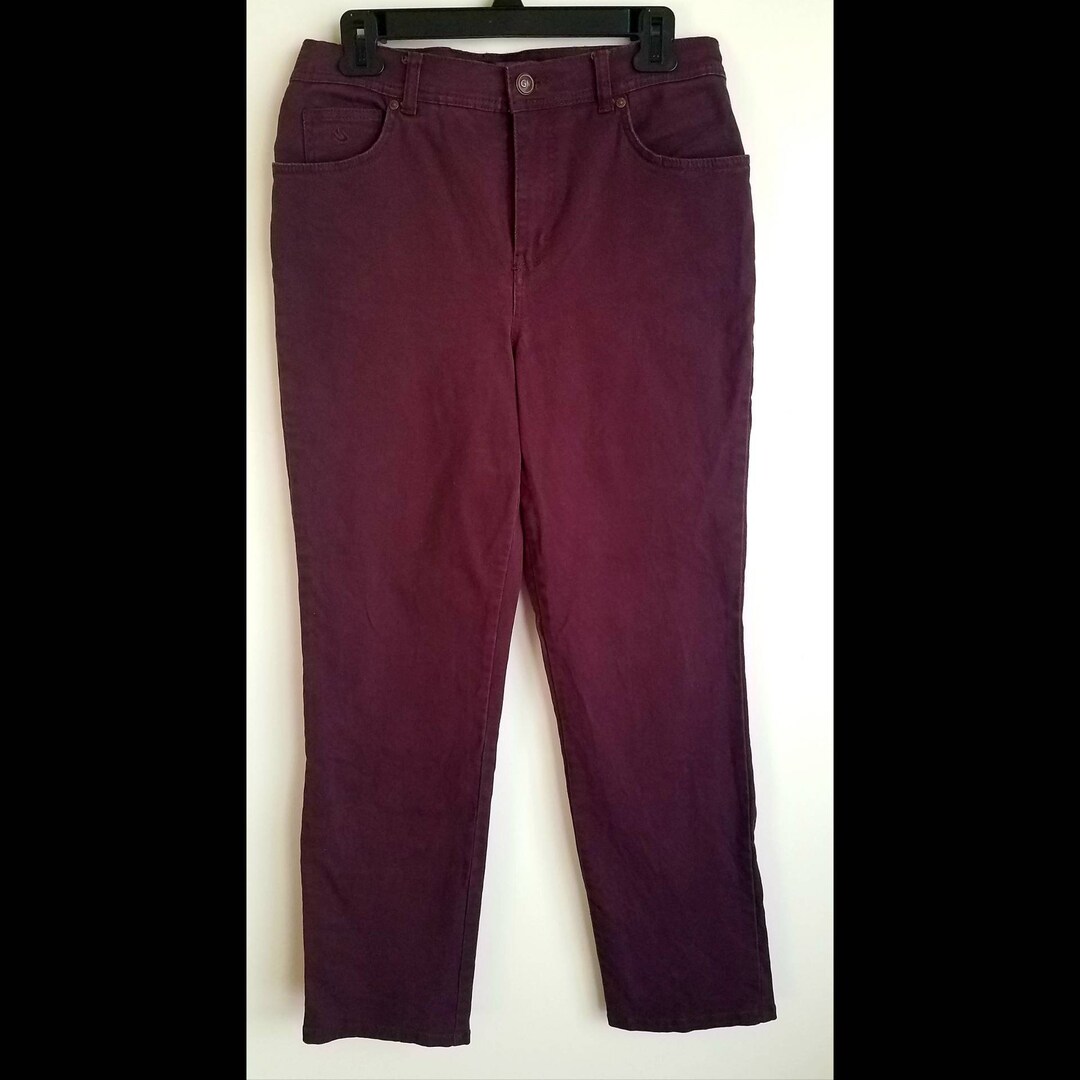 90s Dark Purple Mom Jeans - Etsy