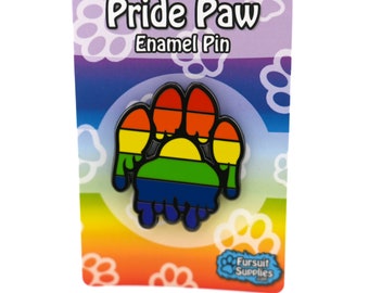 Gooey Paw Rainbow Pride Émail Pin