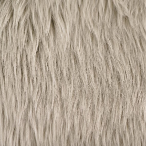 White Luxury Shag Faux Fur