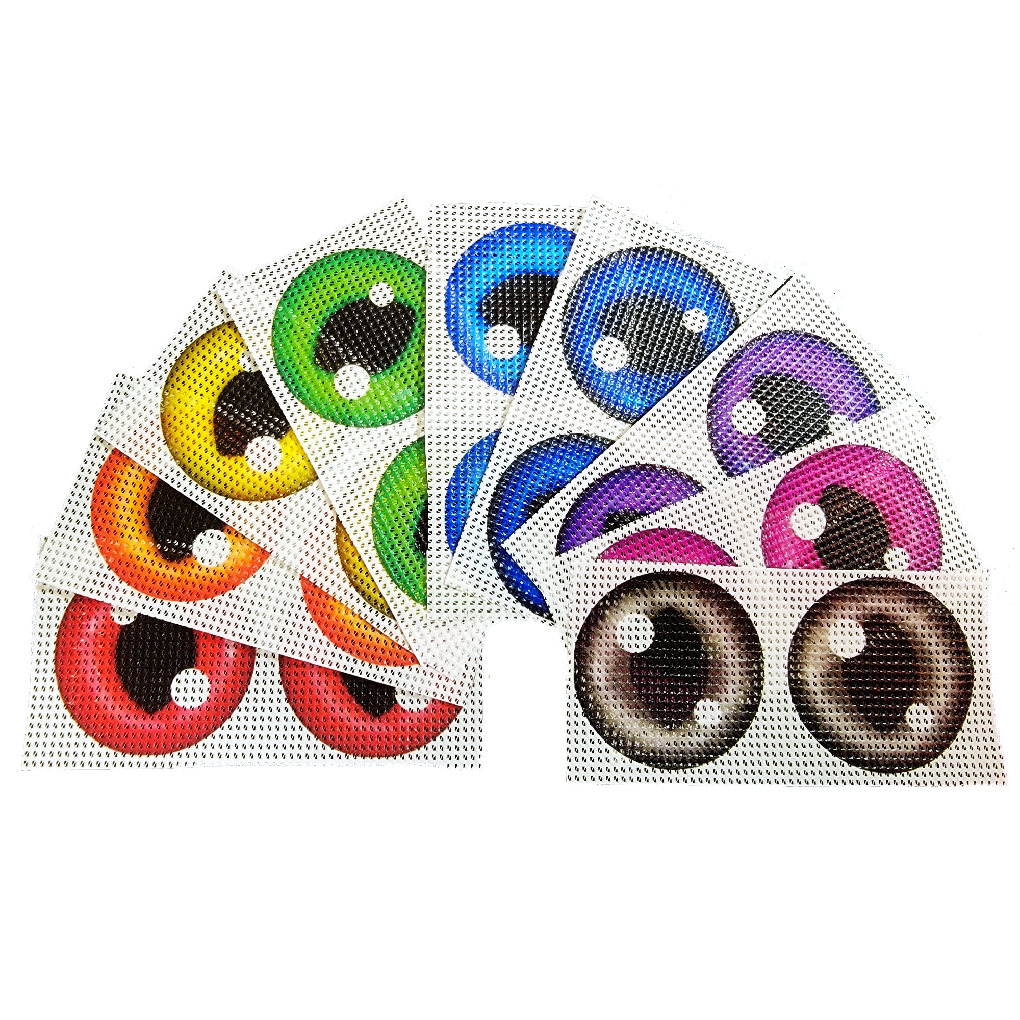 8x10.5in Eye Mesh Durable Black High Visibility Paintable Printable  Waterproof Vinyl Mesh Canvas Curlworks Fursuit Mesh Raptor Mask Eyes 