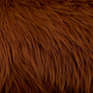 Brown Bear Luxury Shag Faux Fur Fabric