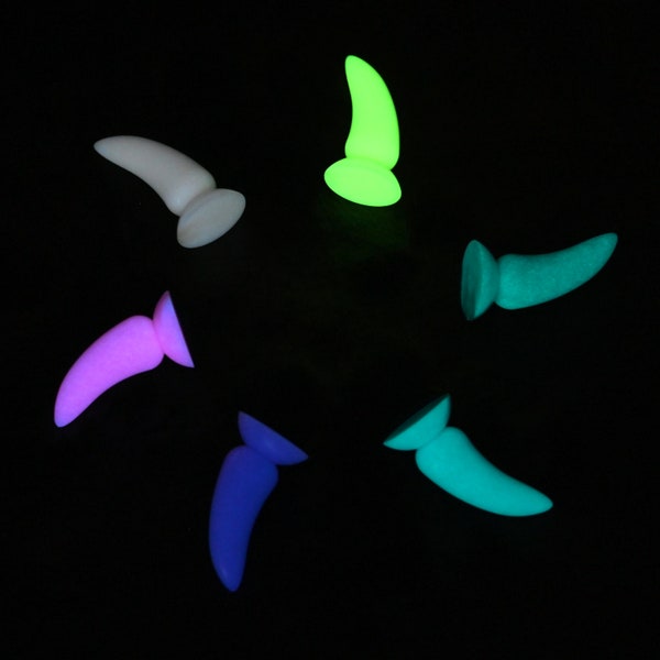 Glow in the Dark Plastic Claws for Fursuit Making - 6 Colors