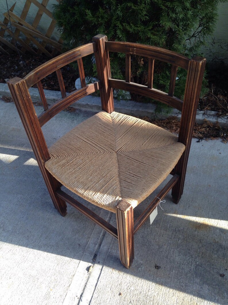 Small carved wooden chairs Etsy