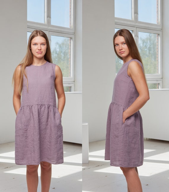 smock dress with pockets