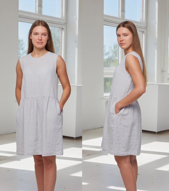 smock dress with pockets