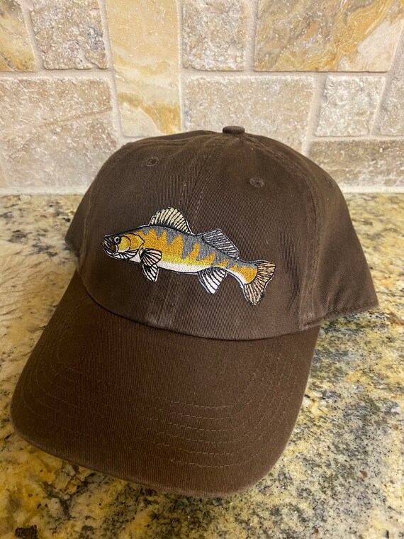 Richardson Brown dad hat trout fly fishing custom patch cap Etsy