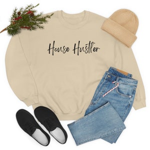 House Hustler, Real Estate - Unisex Heavy Blend Crewneck Sweatshirt