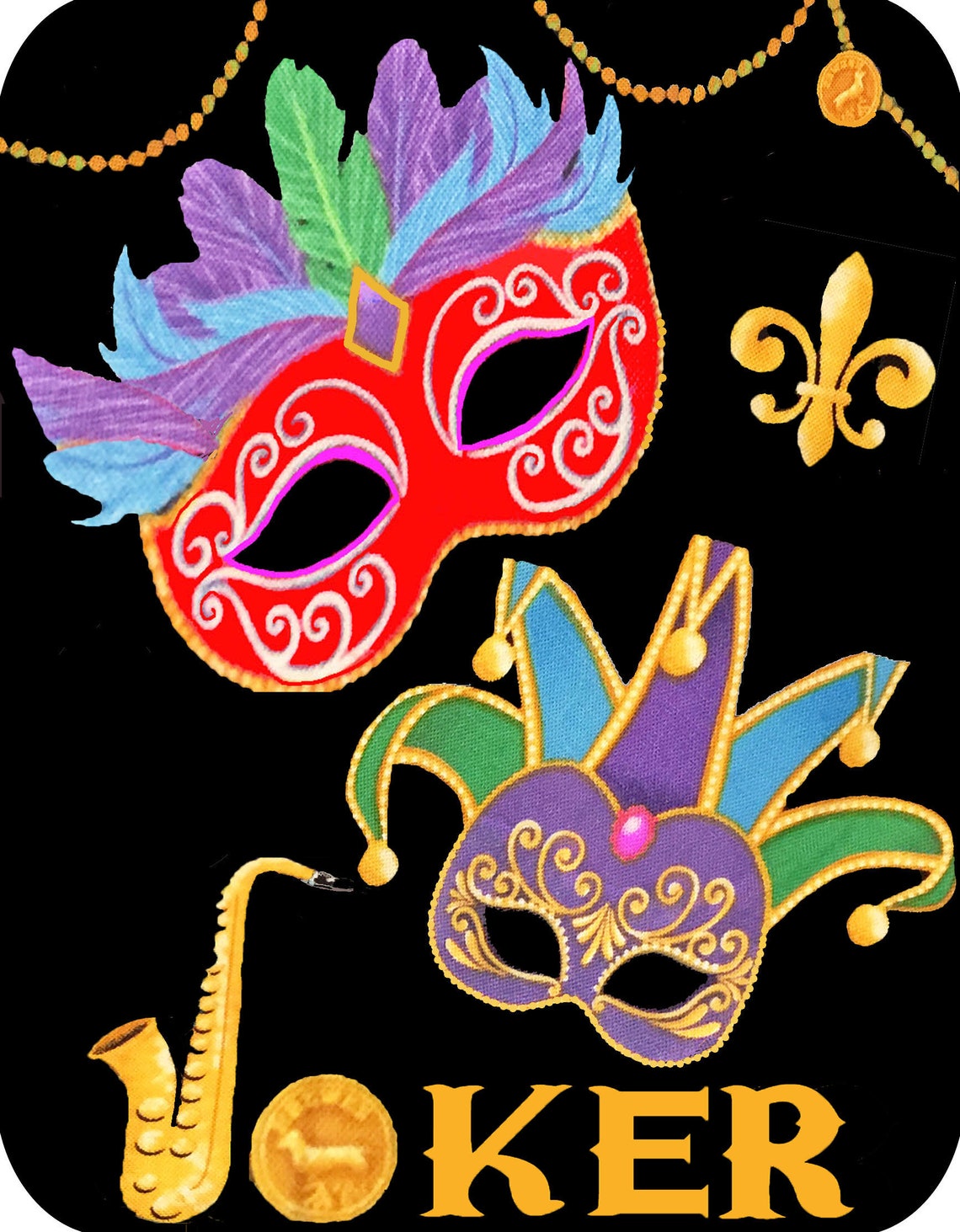 mardi gras joker twitter