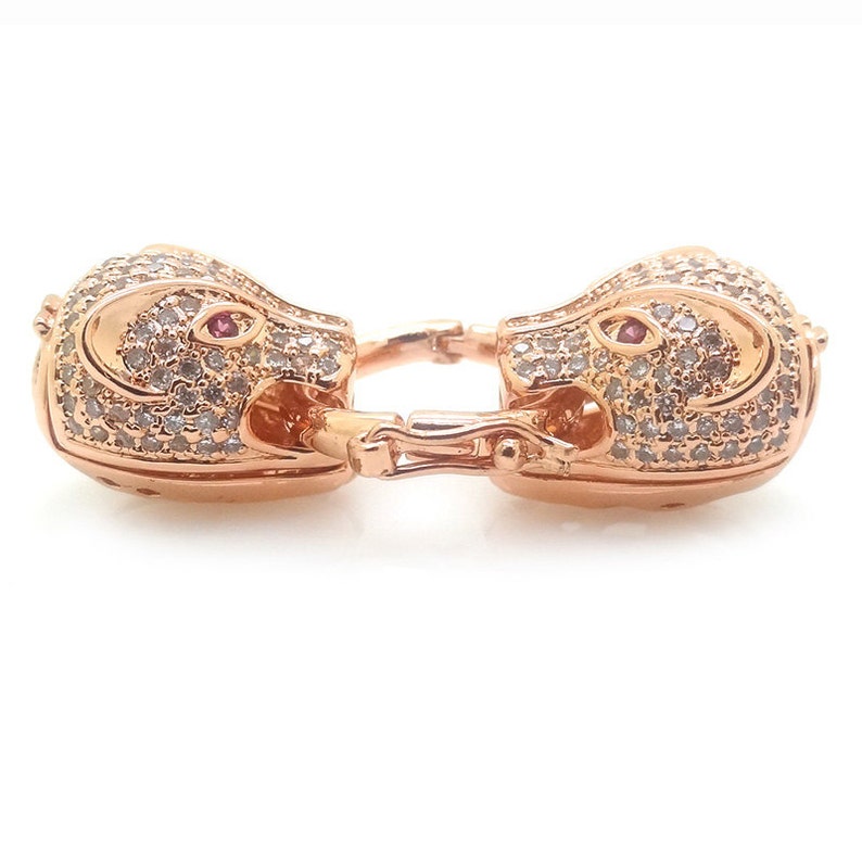 Unique Jewelry Clasp & Hooksred Eye Leopard Clasp of Bracelet Etsy