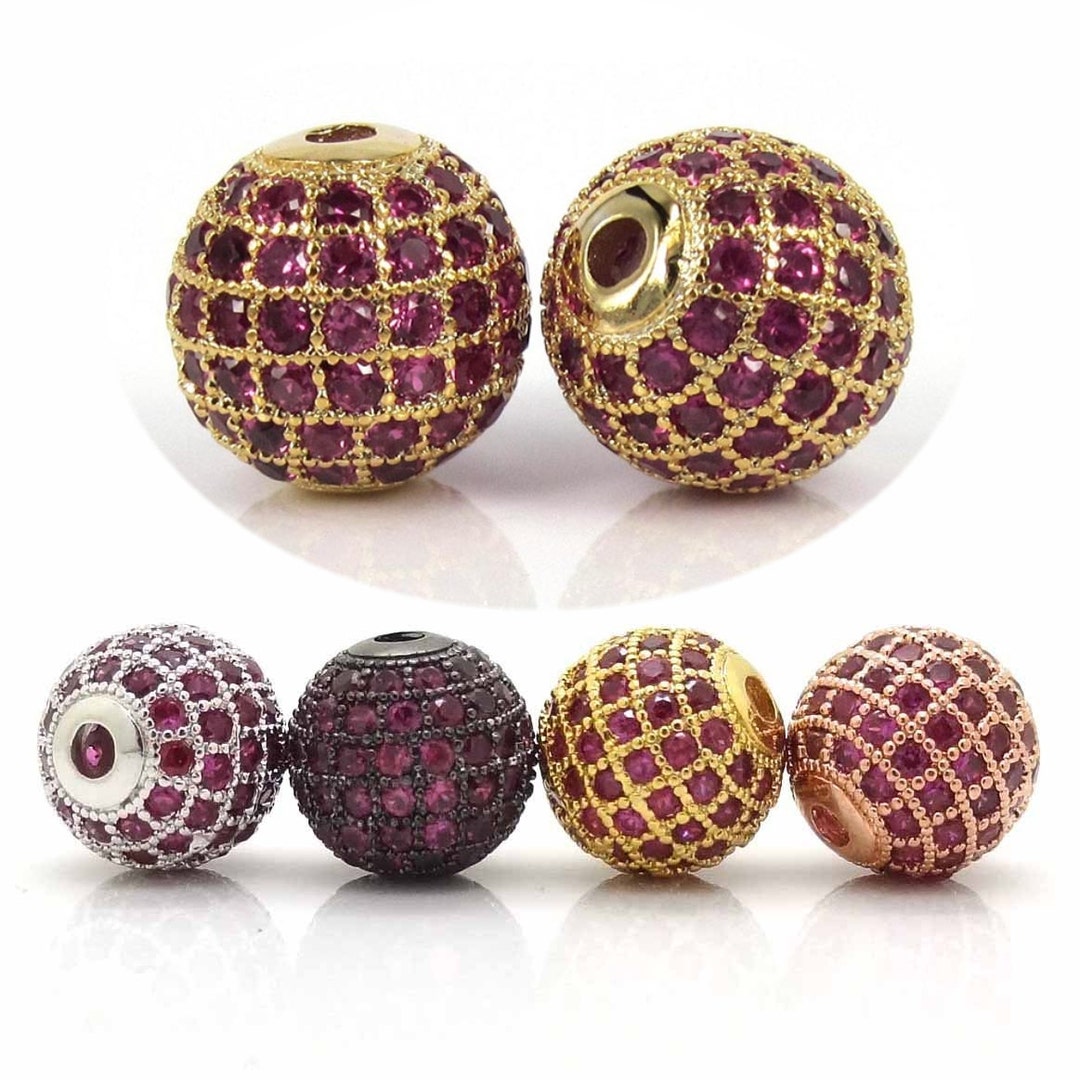 Rubyca Connettori Laterali Con Cristalli Cechi Per Gioielli Fai Da Te | 5 Pezzi Placcati Oro, 37x15 Mm