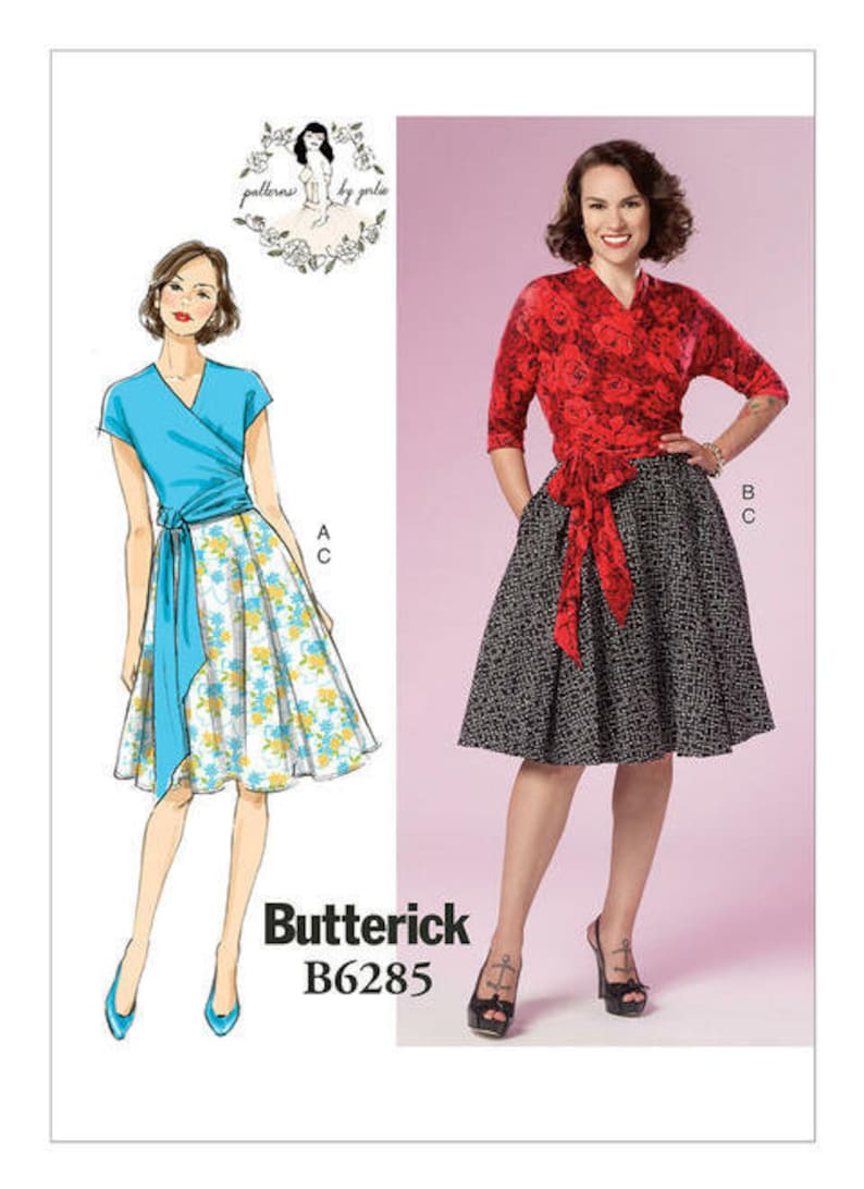 Butterick Sewing Pattern 6285 Patterns by Gertie Sizes Etsy