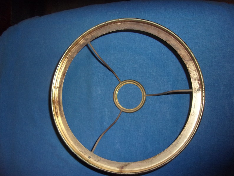 Vintage Aladdin Lamp Brass 10 Under Burner Shade Ring for Glass Shades ...