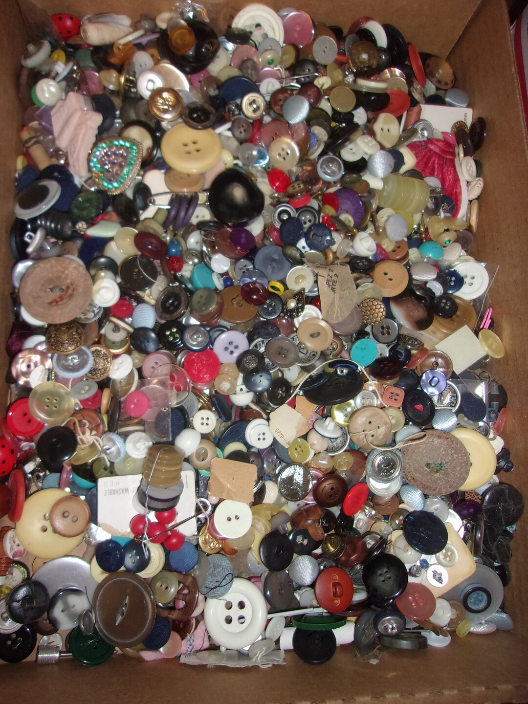 Antique and Vintage Button Collection Lot FREE SHIPPING Etsy
