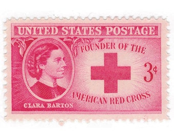 1948 3c Clara Barton - Red Cross - US Vintage Postage Stamp - Scott No. 967