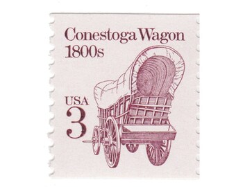 1988 3c Conestoga Wagon - US Vintage Postage Stamp - Scott No. 2252