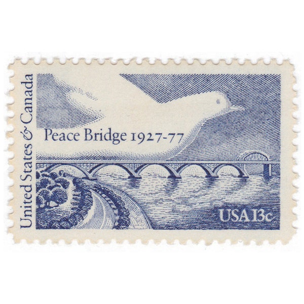 1977 13c Peace Bridge - Single Unused US Mint Postage Stamp - Item No. 1721