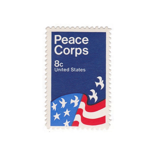 1972 8c Peace Corps - US Vintage Postage Stamp - Item No. 1447