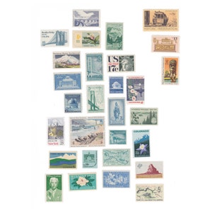 Curate Your Own Set of Stamps 10 Stamps of Your Choice Please Read Item Details for Instructions Vintage Unused Postage Stamps image 3