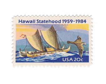 1982 20c Hawaii - US Vintage Postage Stamp - Scott No. 2080
