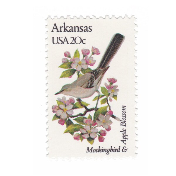 Vintage Bird Stamps Etsy