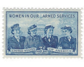 1952 3c Women in Armed Services - US Vintage Postage Stamp - Item No. 1013