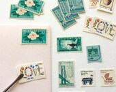 Curate Your Own Set of Stamps - 10+ Stamps of Your Choice - Please Read Item Details for Instructions - Vintage Unused Postage Stamps