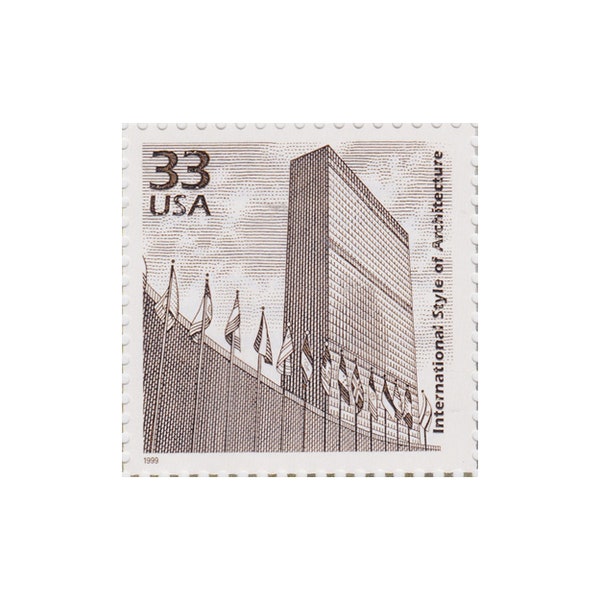 1999 Celebrate the Century 1940s Series - 33c Architecture - Single Vintage US Postage Stamp - Item No. 3186k