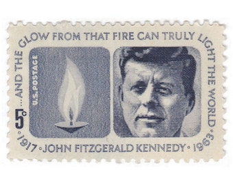 1964 5c John F. Kennedy - Single Unused Vintage US Postage Stamp - Item No. 1246