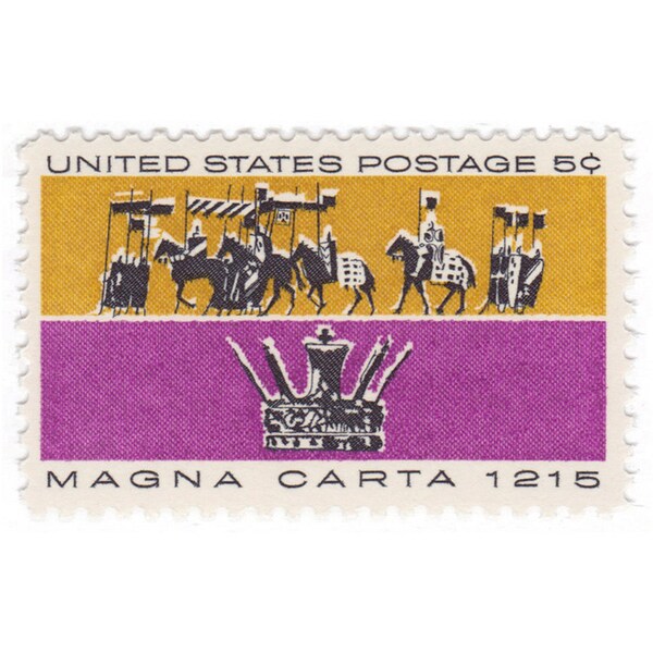 1965 5c Magna Carta - Single Unused Vintage Postage Stamp - Item No. 1265