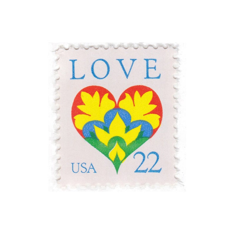 1987 22c Love Single Single Unused Vintage Postage Stamp Item No. 2248 image 1