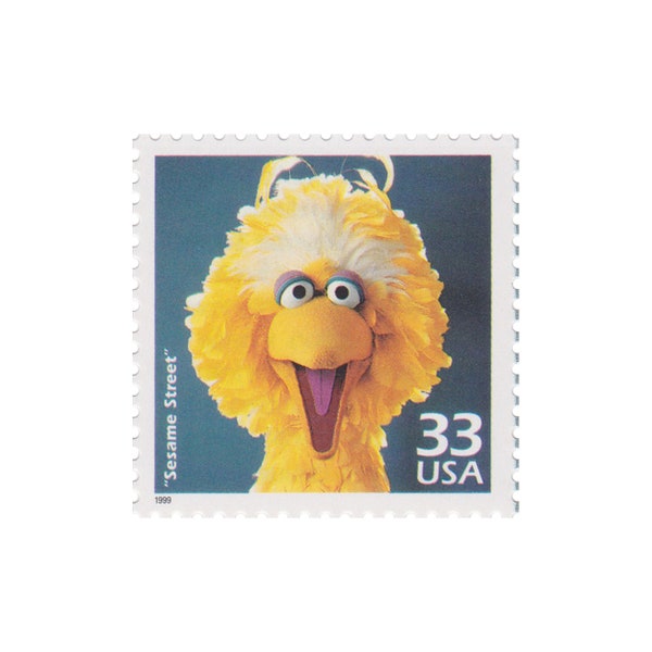 1999 Celebrate the Century 1970s Series - 33c Sesame Street - Single Unused US Postage Stamp - Item No. 3189c