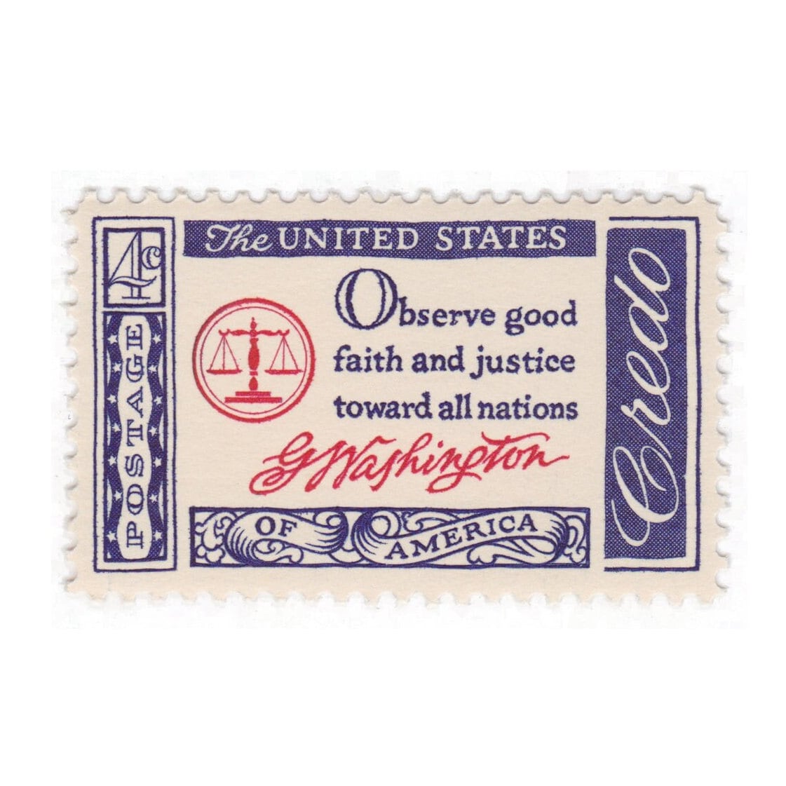U.S. Japan Treaty 4c Unused Vintage 1960 Postage Stamps for Mailing -  Collecting - Crafts. Scott Catalog 1158