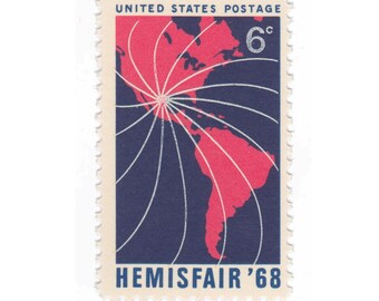 1968 6c Hemisfair - US Vintage Postage Stamp - MNH - Scott No. 1340